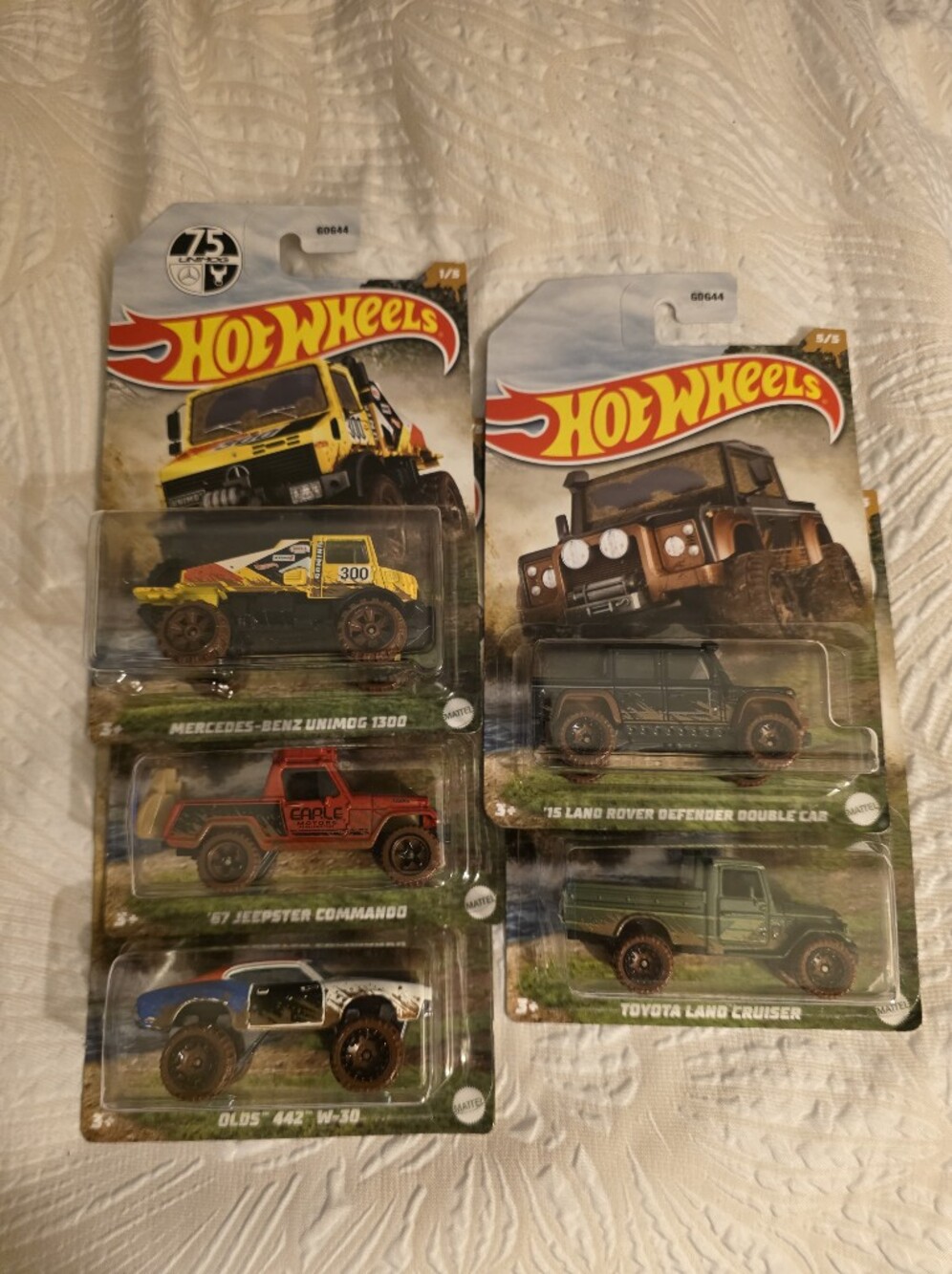 Hot Wheels 2021 Off Road Mudders Walmart Exclusive Complete Set-